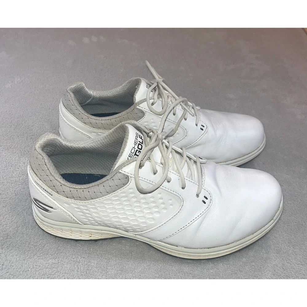 SKECHERS 7.5 Women's Go Golf‎ Shoes Waterproof White Fast Shipping! 7 1/2